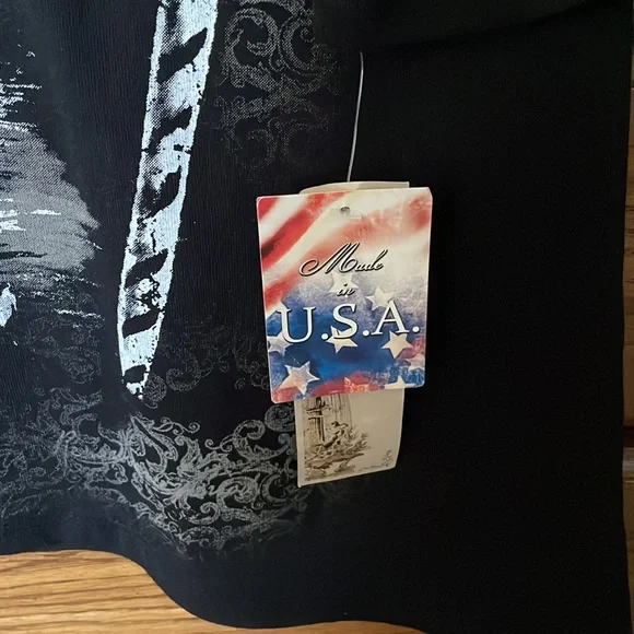 Cactus Venezia 3/4 sleeve Black Shirt NWT size X Large - Picture 4 of 6